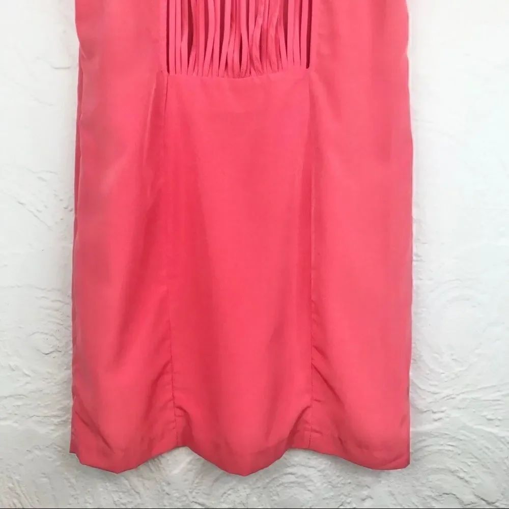 Zara Basic Pink String Back Sleeveless Shift Dress - Picture 6 of 10